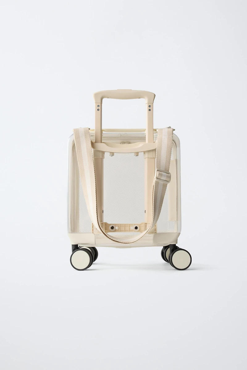 TRANSPARENT TRAVEL SUITCASE