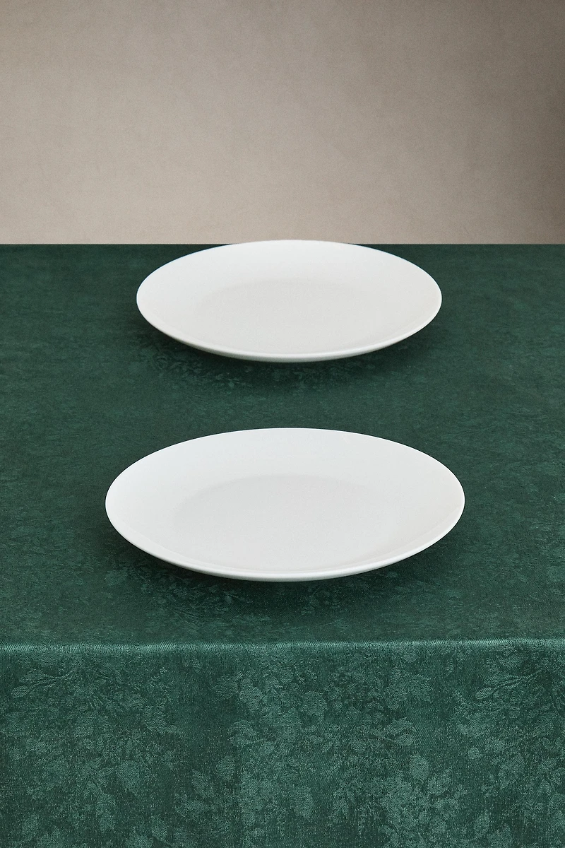 CHRISTMAS COTTON JACQUARD TABLECLOTH WITH BRANCHES