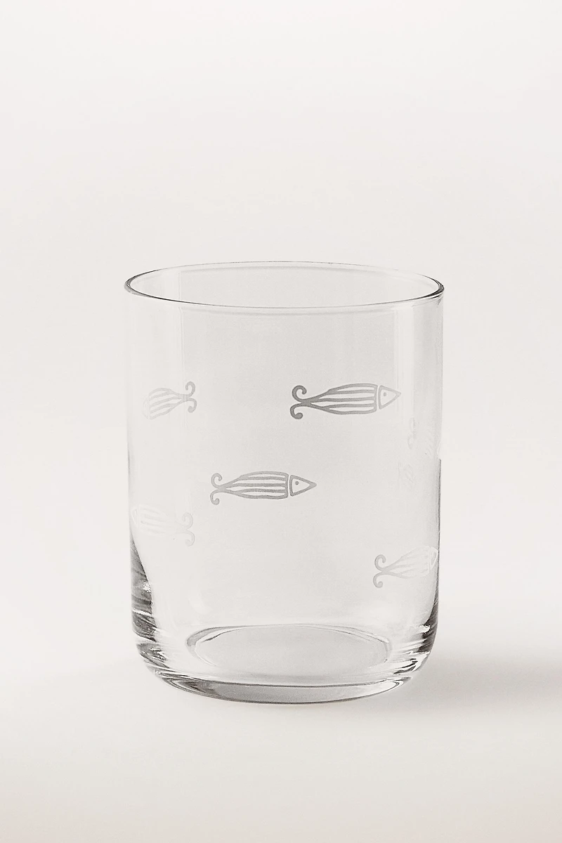 FISH GLASS TUMBLER