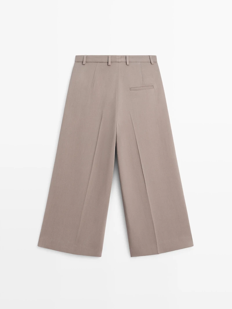 Bermuda fluide long et large