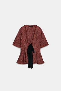 TOP PÉPLUM EFFRANGÉ ZW COLLECTION