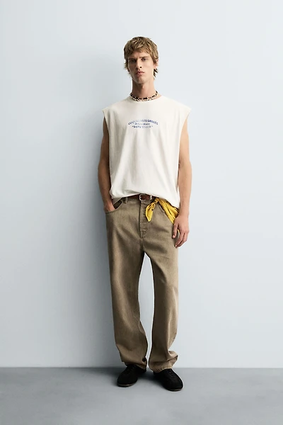 WASHED PRINT TANK TOP