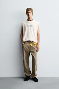 WASHED PRINT TANK TOP