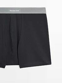 Boxers with logo waistband