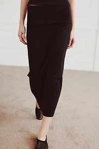 RIBBED RUSTIC SKIRT