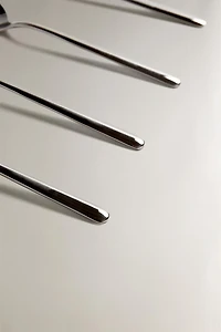 LOT DE CUILLÈRES À DESSERT EN ACIER BRILLANT (LOT DE 4)