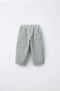 CORDUROY PANTS WITH POCKETS