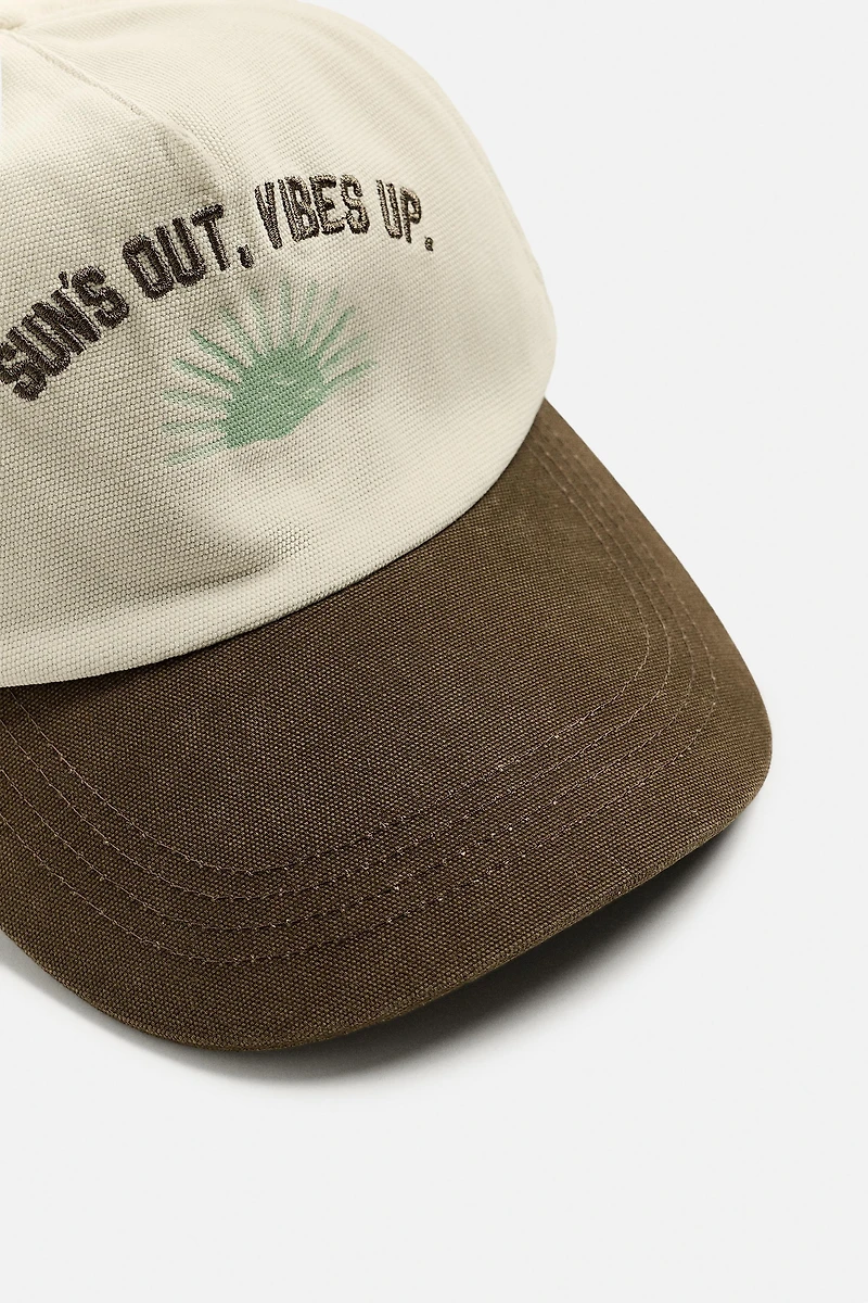 COMBINED EMBROIDERY CAP