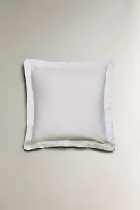 PLEATED COTTON SATEEN PILLOWCASE (400 THREAD COUNT)