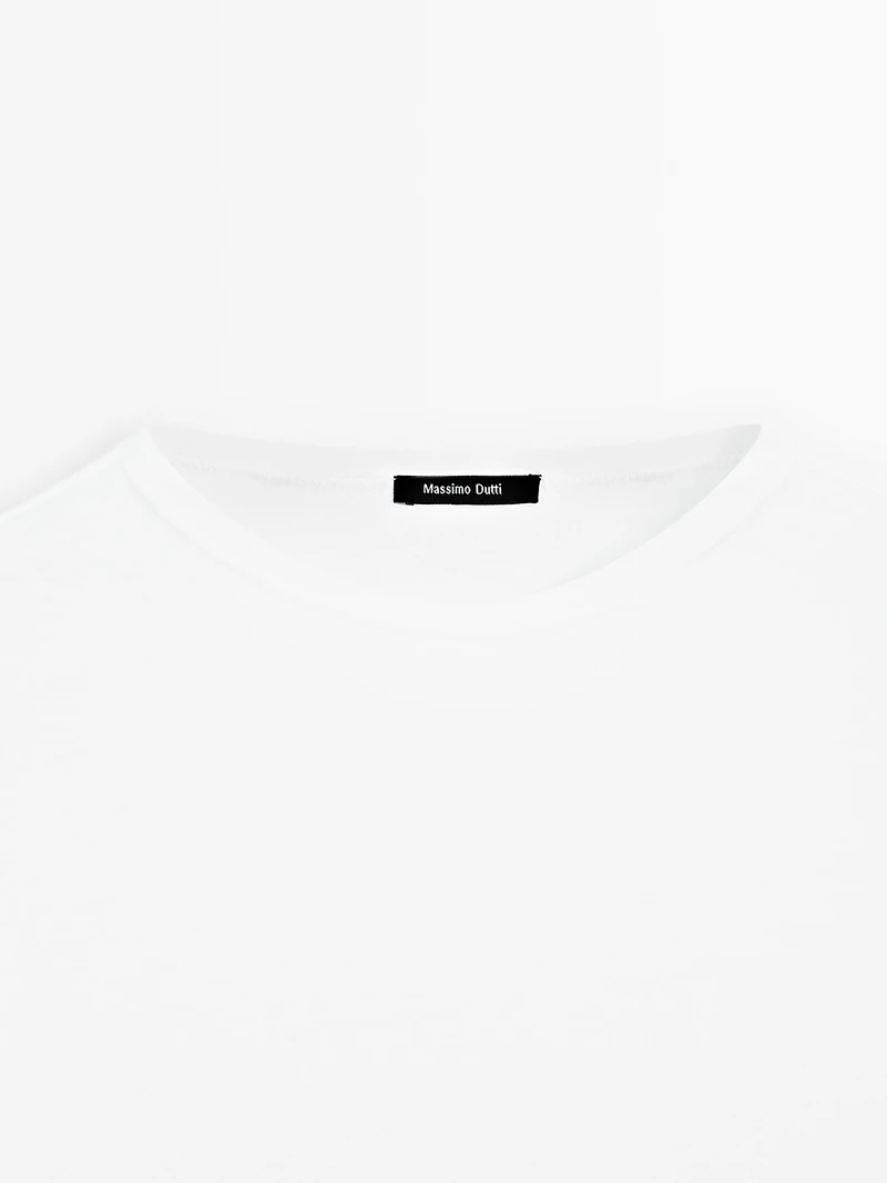 Long sleeve cotton sweatshirt