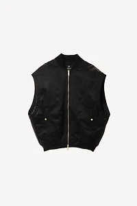 OVERSIZED BOMBER VEST WILLY CHAVARRIA X ZARA