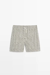 Short de bain imprimé