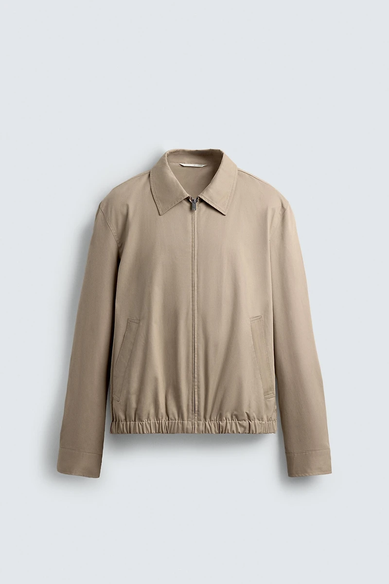 REGULAR FIT COTTON JACKET