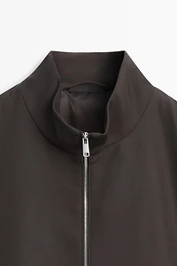 100% cool wool total look jacket