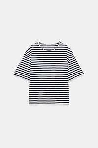 STRIPED SHORT SLEEVE T-SHIRT