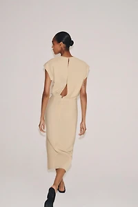 ROBE MI-LONGUE À VOLANTS ZW COLLECTION