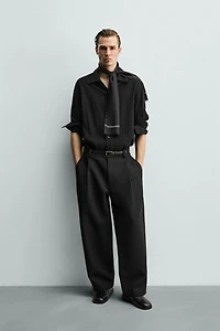 RELAXED FIT FLOWY SHIRT