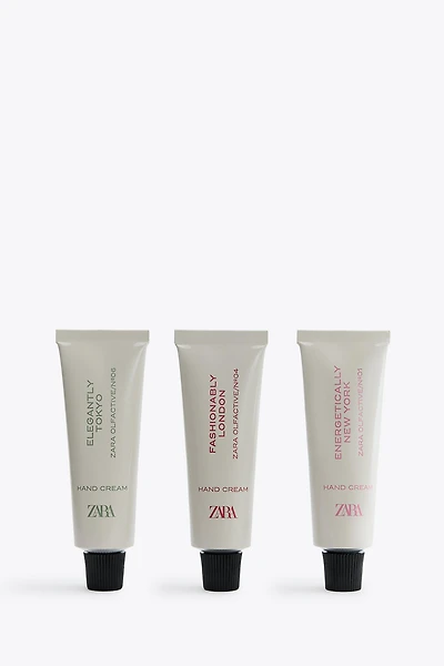 VIBRANT CITIES HAND CREAM DISCOVERY SET 3X30 ML (1.01 FL. OZ).
