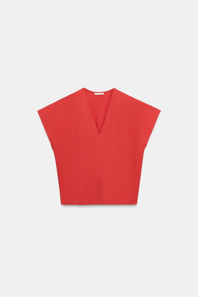 RUSTIC V-NECK T-SHIRT