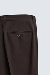 WOOL SUIT PANTS