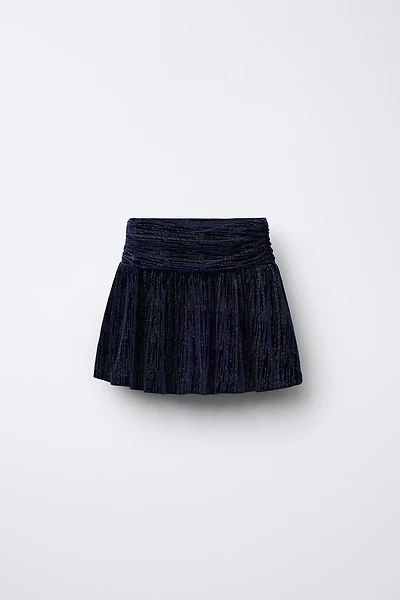 SPARKLY VELVET SKIRT