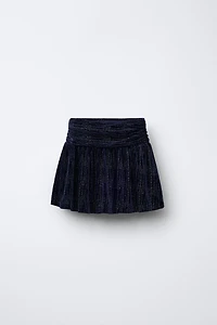 SPARKLY VELVET SKIRT