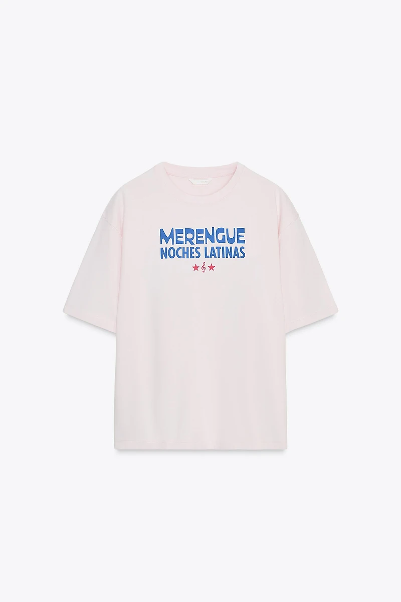 TEXT PRINTED T-SHIRT