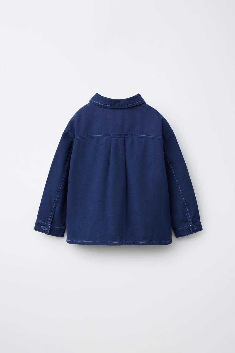 HEART PATCH OVERSHIRT