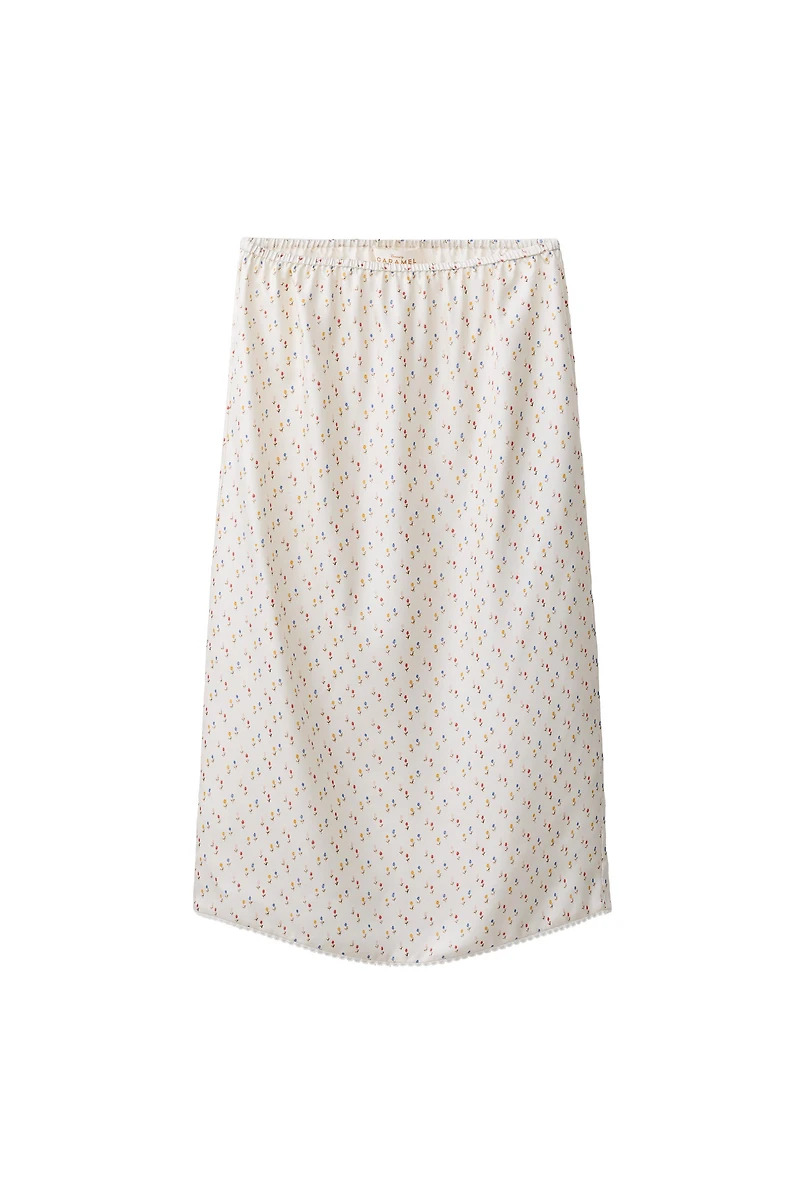 100% SILK SKIRT CREATED BY CARAMEL LONDON X ZARA