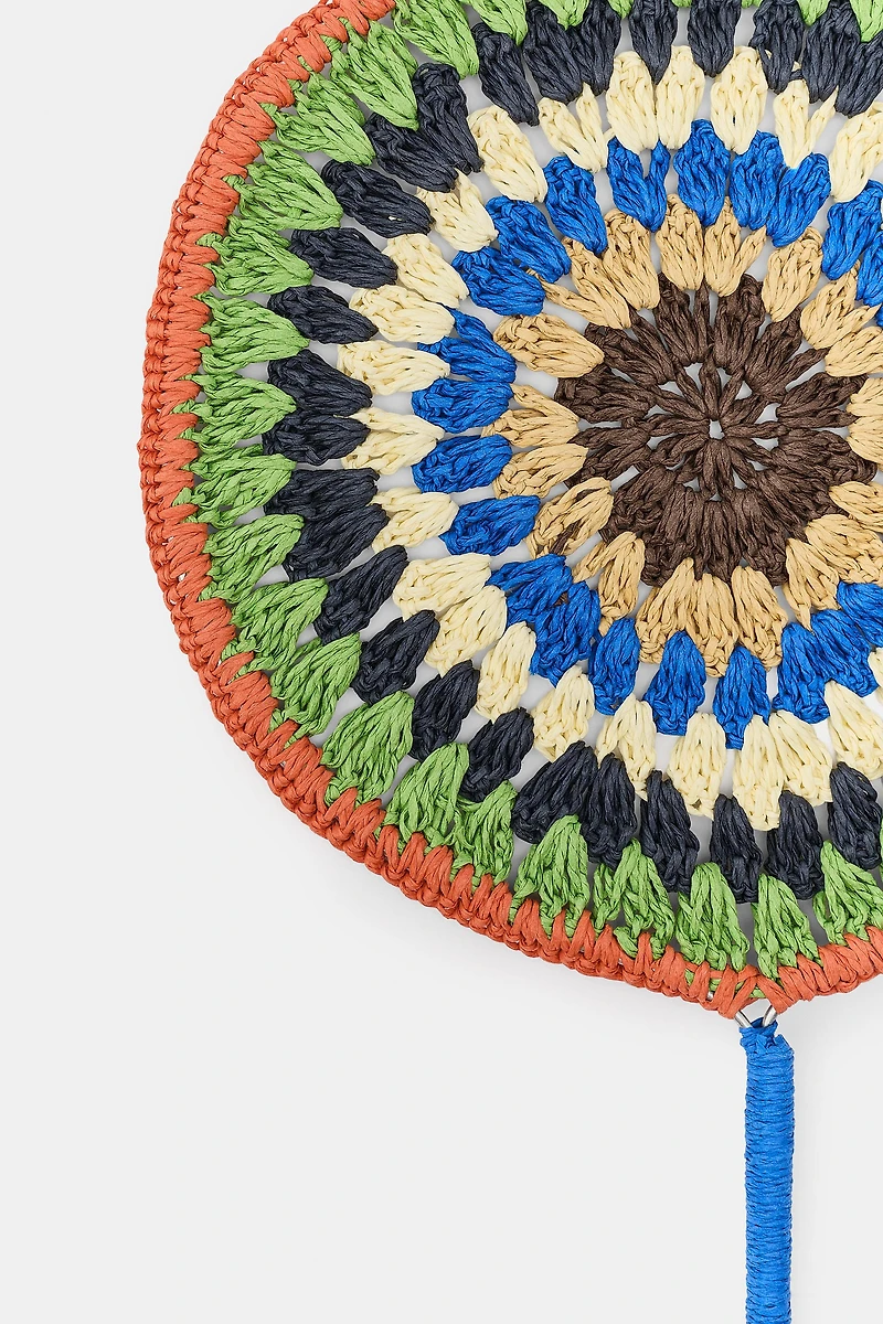 BRAIDED TASSEL FAN