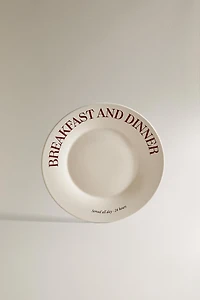 PORCELAIN BREAKFAST DESSERT PLATE