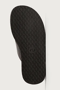LEATHER STRAP SANDALS
