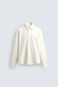 CHEMISE EN COTON ET LIN BRODÉE