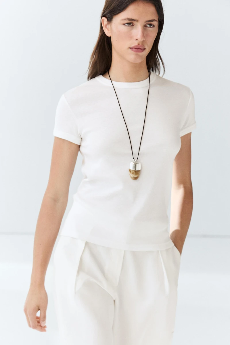 100% cotton short-sleeve T-shirt