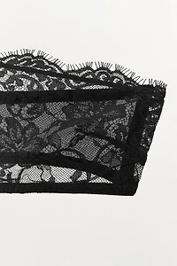 LACE BANDEAU BRALETTE