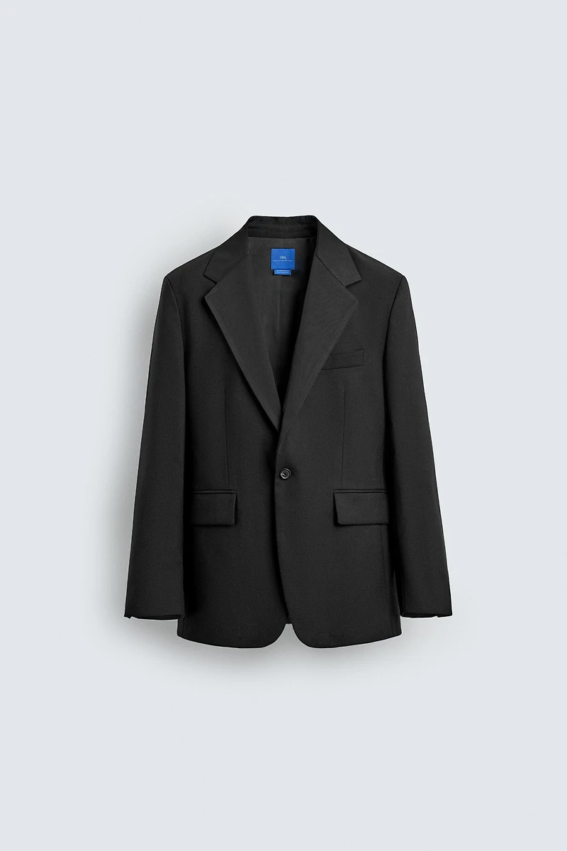 WOOL TUXEDO BLAZER AARON LEVINE X ZARA