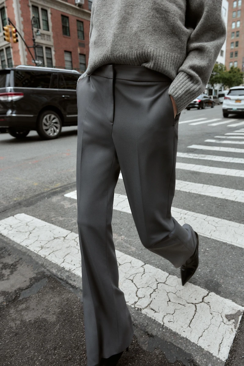 SLIT FLARE PANTS