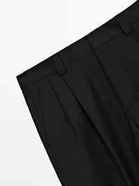 Flannel suit trousers - LIMITED