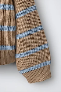 STRIPED KNIT JUMPER