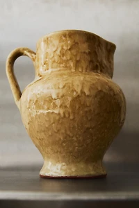 DECORATIVE TERRACOTTA PITCHER