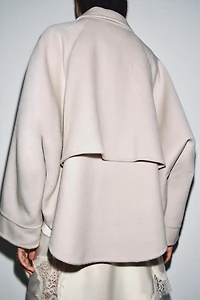 ZW COLLECTION WOOL JACKET WITH ZIP