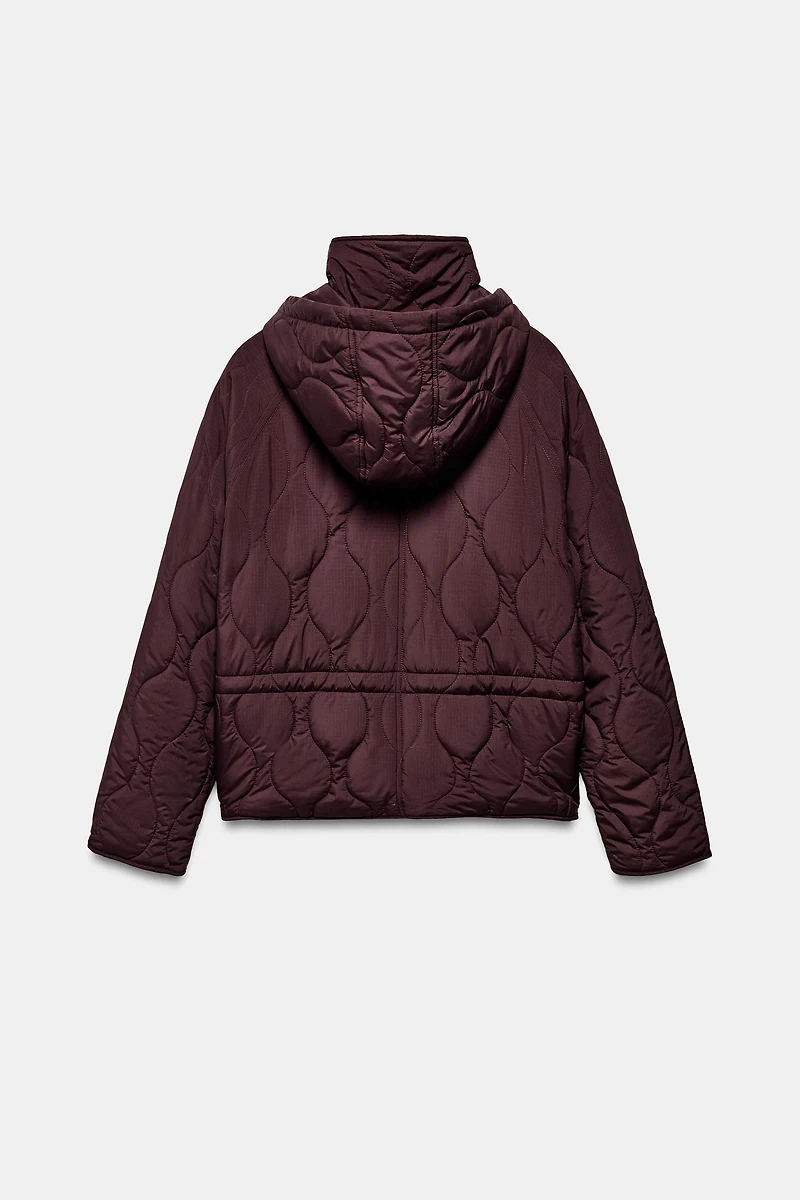 BLOUSON REMBOURRÉ À CAPUCHE