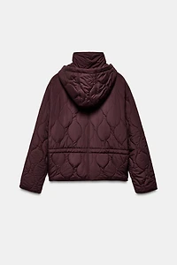 BLOUSON REMBOURRÉ À CAPUCHE