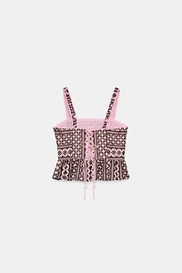 TOP BRODERIES PERFORÉES