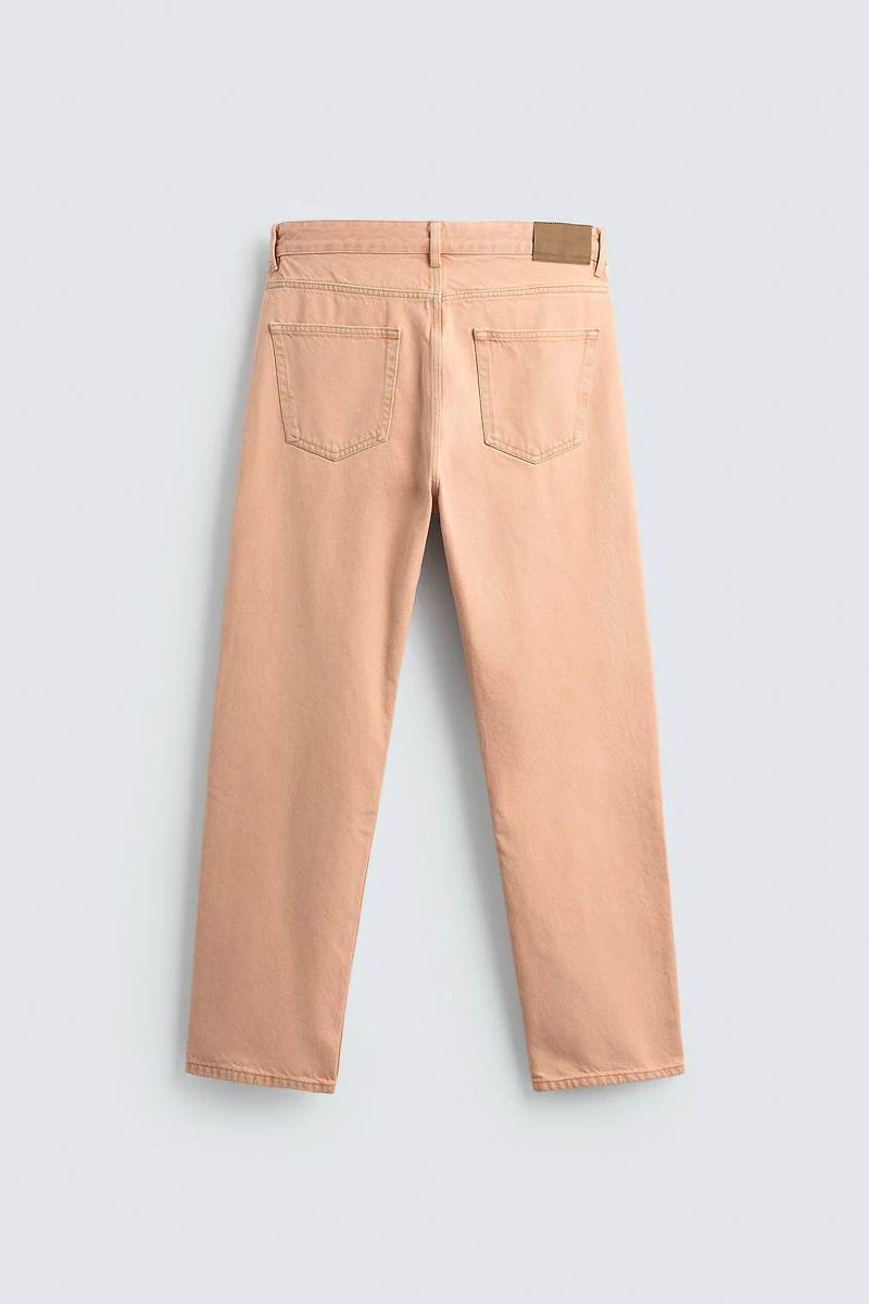 JEAN STRAIGHT FIT COULEUR DÉLAVÉE