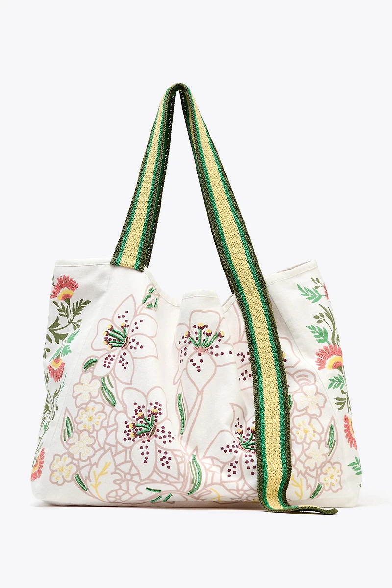 FANTASY KNIT MAXI SHOPPER