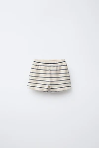 WAFFLE STRIPED SHORTS