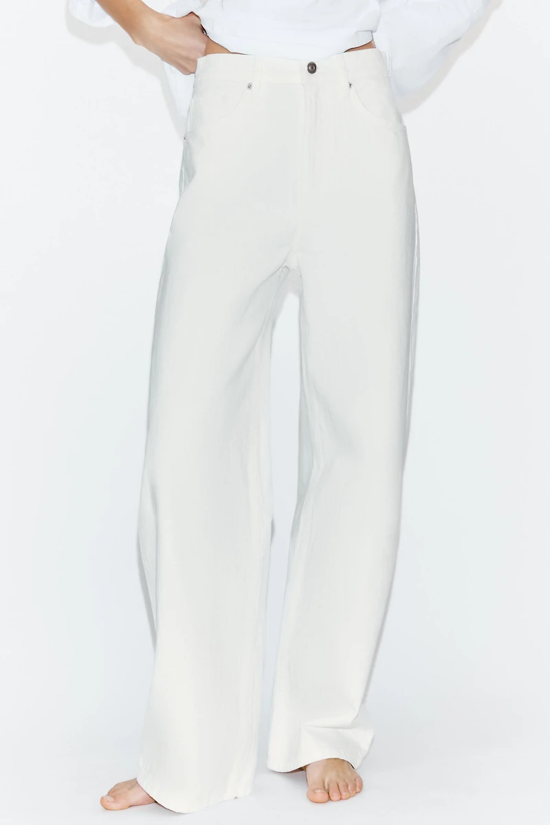 JEAN TRF EXTRA WIDE LEG TAILLE HAUTE