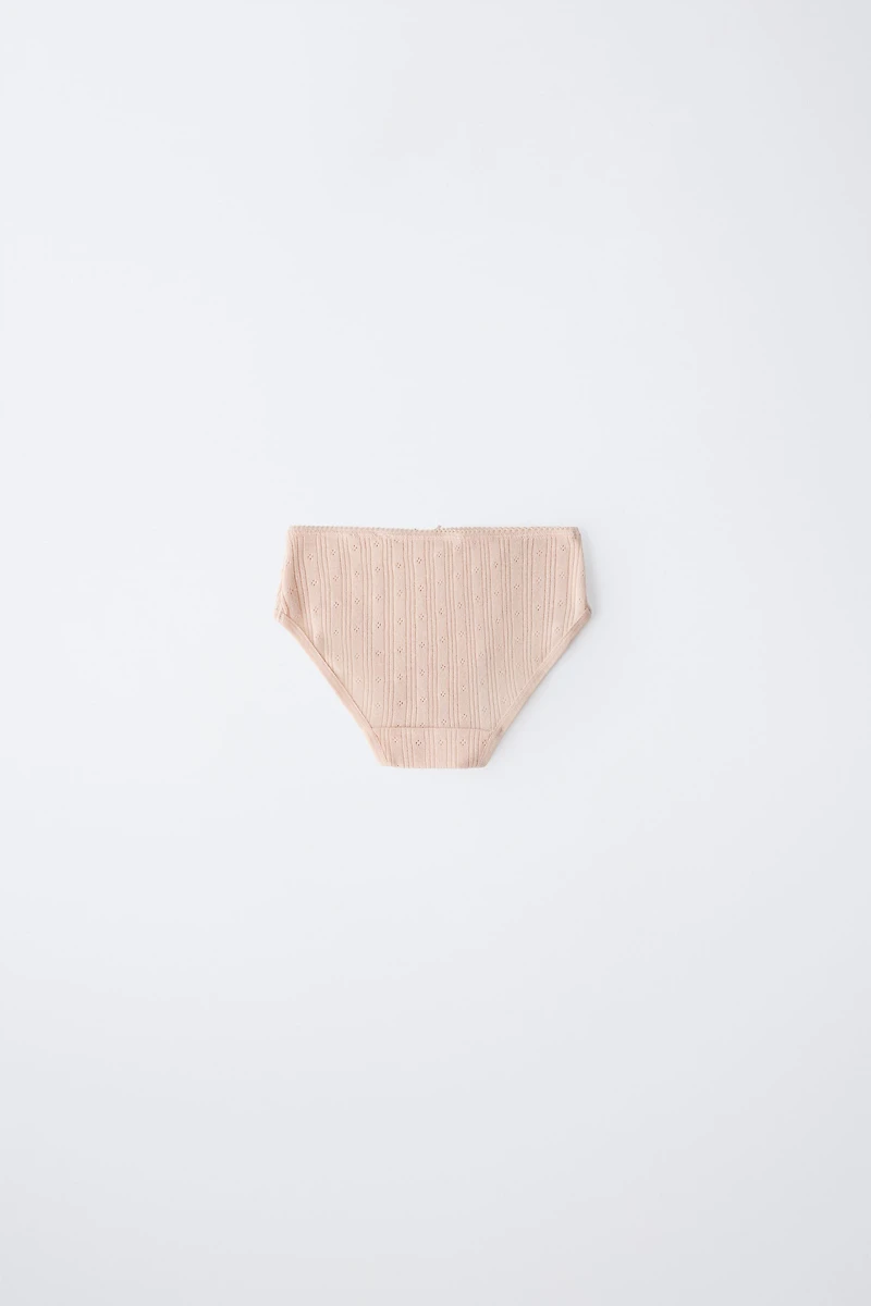 1 1/2-6 YEARS / SIX-PACK OF FLORAL PRINT UNDERWEAR