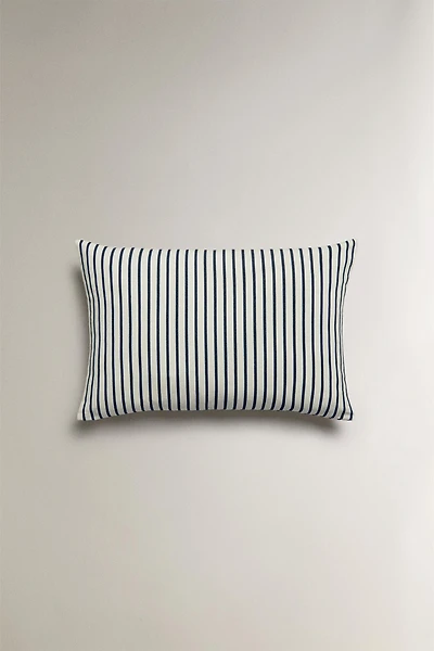 STRIPED THROW PILLOW COVER